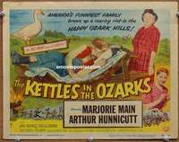 w170 KETTLES IN THE OZARKS movie title lobby card '56 Marjorie Main as Ma!