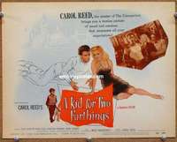 w172 KID FOR TWO FARTHINGS movie title lobby card '56 Diana Dors, Carol Reed