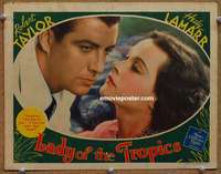 w874 LADY OF THE TROPICS movie lobby card '39 Hedy Lamarr close up!