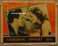 w875 LAUGHING SINNERS movie lobby card '31 Joan Crawford, Hamilton