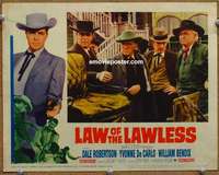w876 LAW OF THE LAWLESS movie lobby card '64 Dale Robertson