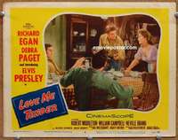 w898 LOVE ME TENDER movie lobby card #4 '56 1st Elvis Presley!