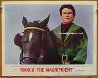 w915 MARCO THE MAGNIFICENT movie lobby card #2 '66 Horst Buchholz