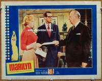 w916 MARILYN movie lobby card '63 Monroe biography, Cary Grant