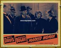 w917 MARKED WOMAN movie lobby card #5 R56 Bette Davis and her eyes!