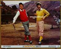 w921 MASH color movie 11x14 still '70 Gould & Sutherland golfing!