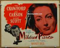 w212 MILDRED PIERCE movie title lobby card '45 Joan Crawford film noir!