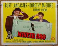 w213 MISTER 880 movie title lobby card '50 Burt Lancaster, Dorothy McGuire