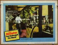 w954 MONSTER THAT CHALLENGED THE WORLD movie lobby card #2 '57 in lab!