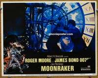 w956 MOONRAKER movie lobby card #3 '79 Roger Moore as James Bond!