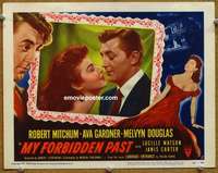 w966 MY FORBIDDEN PAST movie lobby card #5 '51 Robert Mitchum, Gardner
