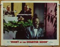 w973 NIGHT OF THE QUARTER MOON movie lobby card #4 '59 Nat King Cole!