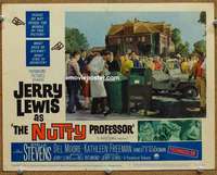 w987 NUTTY PROFESSOR movie lobby card #4 '63 Jerry Lewis, Stevens