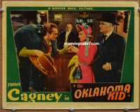 w991 OKLAHOMA KID #2 movie lobby card '39 James Cagney at bar!