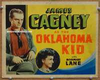 w227 OKLAHOMA KID other company movie title lobby card '39 James Cagney
