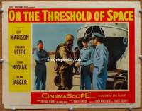 w996 ON THE THRESHOLD OF SPACE movie lobby card #8 '56 Air Force!