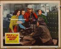 y011 PALS OF THE GOLDEN WEST movie lobby card #3 '51 Roy Rogers