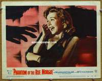 y025 PHANTOM OF THE RUE MORGUE movie lobby card #7 '54 3D horror!
