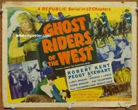 w239 PHANTOM RIDER movie title lobby card R54 Ghost Riders of the West!