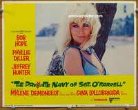 y057 PRIVATE NAVY OF SGT O'FARRELL movie lobby card #8 '68 Demongeot