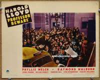 y059 PROFESSOR BEWARE #3 movie lobby card '38 Harold Lloyd on car!