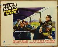 y060 PROFESSOR BEWARE #4 movie lobby card '38 Harold Lloyd fighting!