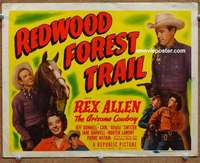 w252 REDWOOD FOREST TRAIL movie title lobby card '50 Arizona Rex Allen!
