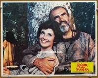 y110 ROBIN & MARIAN movie lobby card #3 '76 Connery & Hepburn portrait!