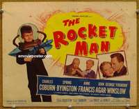 w260 ROCKET MAN movie title lobby card '54 Charles Coburn, Anne Francis