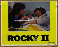 y118 ROCKY 2 movie lobby card #1 '79 Sylvester Stallone, Talia Shire
