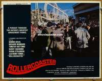 y121 ROLLERCOASTER movie lobby card #4 '77 George Segal, Widmark