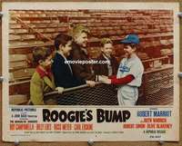 y122 ROOGIE'S BUMP movie lobby card #2 '54 Brooklyn Dodgers baseball!