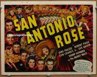 w263 SAN ANTONIO ROSE movie title lobby card '41 Lon Chaney, Shemp Howard
