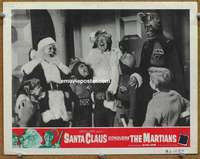 y134 SANTA CLAUS CONQUERS THE MARTIANS movie lobby card '64 Zadora