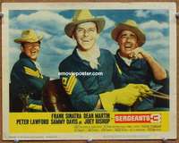y149 SERGEANTS 3 movie lobby card #2 '62 Frank Sinatra, Dean Martin