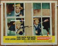 y150 SERGEANTS 3 movie lobby card #4 '62 Frank Sinatra, Dean Martin