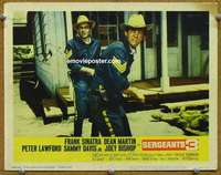 y151 SERGEANTS 3 movie lobby card #5 '62 Frank Sinatra, Dean Martin