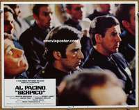 y153 SERPICO movie lobby card #4 '74 Al Pacino in profile!