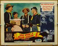 y165 SHE WORE A YELLOW RIBBON movie lobby card #3 '49 John Wayne, Dru