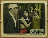 y171 SHOW FOLKS movie lobby card '28 Eddie Quillan, Lina Basquette