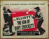 w271 SON OF DAVY CROCKETT movie title lobby card R51 Wild Bill Elliot