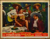 y214 SOUTH OF THE RIO GRANDE movie lobby card '45 Cisco Kid, Armida