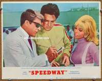 y218 SPEEDWAY movie lobby card #6 '68 Elvis Presley, Nancy Sinatra