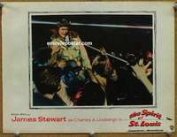 y225 SPIRIT OF ST LOUIS movie lobby card '57 Jimmy Stewart, Wilder