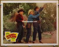 y226 SPOILERS OF THE PLAINS movie lobby card #2 '51 Roy Rogers grabs!