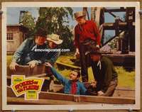 y227 SPOILERS OF THE PLAINS movie lobby card #8 '51 Roy Rogers caught!