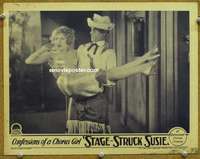 y233 STAGE STRUCK SUSIE #2 movie lobby card '29 chorus girl confessions!