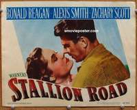 y235 STALLION ROAD movie lobby card #5 '47 Ronald Reagan, Alexis Smith