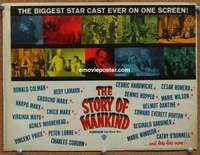 y243 STORY OF MANKIND movie lobby card #5 '57 Ronald Colman, Marx Bros