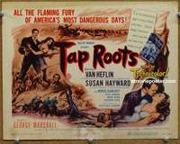 w282 TAP ROOTS movie title lobby card '48 Susan Hayward, Van Heflin